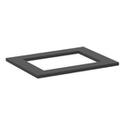 Tampo de Cozinha para Cooktop 70cm Preto TXT Madeira Cannes Prime Luciane