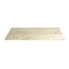 Tampo de Madeira de Pinus Retangular Natural 120X60X3cm Settis