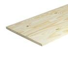 Tampo de Madeira de Pinus Retangular Natural 120X60X3cm Settis