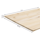 Tampo de Madeira Pinus 17mm Natural 60x200cm Wooden