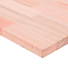 Tampo Retangular de Madeira Saligna Natural 160x60x3cm Madvei