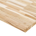 Tampo de Madeira Teca Retangular 60x120cm Natural Settis