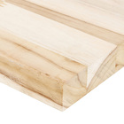 Tampo de Madeira Teca Retangular 60x120cm Natural Settis