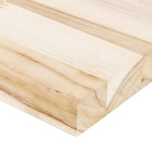 Tampo de Madeira Teca Retangular 60x160cm Natural Settis