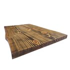 Tampo De Mesa 4,5x90x100cm Rústico Queimado Escuro