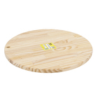 Tampo de Mesa de Madeira Natural Pinus 60x60cm Madvei