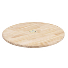 Tampo de Mesa de Madeira Natural Pinus 90x90cm Madvei