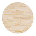 Tampo de Mesa de Madeira Natural Pinus 90x90cm Madvei