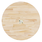 Tampo de Mesa de Madeira Natural Pinus 90x90cm Madvei