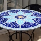 Tampo De Mesa Em Mosaico Doce Lar - 70 Cm