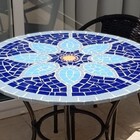 Tampo De Mesa Em Mosaico Doce Lar - 80 Cm