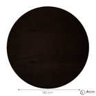 Tampo De Mesa Redondo Bistrô Laminado 90 Cm - Tabaco