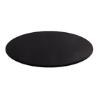 Tampo De Mesa Redondo Bistrô Laqueado 40 Cm - Preto