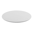 Tampo De Mesa Redondo Bistrô Laqueado 90 Cm - Branco