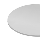 Tampo De Mesa Redondo Bistrô Laqueado 90 Cm - Branco