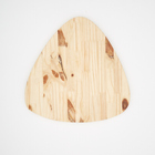 Tampo De Mesa Triangular Zôdio Pinus 40x40cm