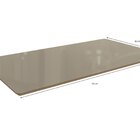 Tampo De Vidro/mdf Para Mesa De Jantar Até 6 Lugares 160x90cm
