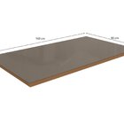 Tampo De Vidro/mdf Para Mesa De Jantar Até 6 Lugares 160x90cm