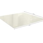 Tampo De Vidro/mdf Quadrado Para Mesa De Jantar Até 4 Lugares