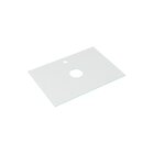 Tampo De Vidro Para Gabinete De Banheiro 60cm - Furação 100mm