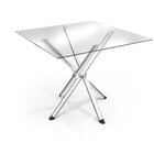 Tampo De Vidro Quadrado Jonas Incolor 90 Cm