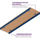 Tampo Em Mdf Bp Para Escrivaninha Teko Casatema Madeiraorigin