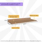 Tampo Mdp 25mm Para Balcão De Cozinha 120cm Havana Multimóvei