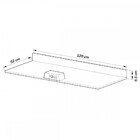 Tampo Para Balcão 120 Cm Fumê - Quiditá Móveis