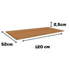 Tampo Para Balcao 120 Cm Mdp E615 Nogal Kappesberg