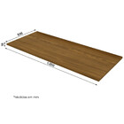 Tampo Para Balcão 120cm B129 Briz