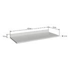 Tampo Para Balcão 120cm Capri Multimóveis Cr6041 Snow