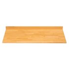 Tampo Para Balcão 120cm Madeira Maciça Ikigai  Carvalho