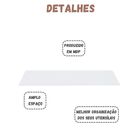 Tampo Para Balcão 160 Cm Branco Moblis