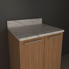 Tampo Para Balcão 60x52 Cm Mármore Cz Branco