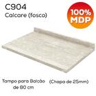 Tampo para Balcão 80cm Americana Estrutura em MDF 25mm Henn