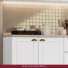 Tampo para Balcão 80cm Americana Estrutura em MDF 25mm Henn