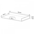 Tampo Para Balcão 91 Cm De Canto Montana  - Quiditá Móveis