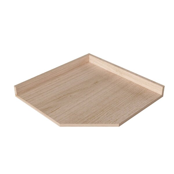 Tampo Para Balcão De Canto Oblíquo Arizona Cabecasa Madeiraor