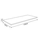 Tampo Para Balcão De Cozinha 120cm Mdp Lina Z06 Nogueira - Mp