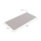 Tampo Para Balcão De Cozinha 15cm X 120cm  Fumê