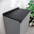 Tampo Para Balcão De Cozinha 80 Cm Diva Nero