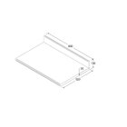 Tampo Para Balcão De Cozinha 80 Cm Riviera