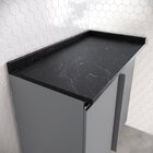 Tampo Para Balcão De Cozinha Canto Reto Diva Nero