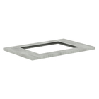 Tampo para Gabinete Cooktop 4 Bocas 80cm Concreto Prime Luciane