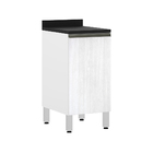 Tampo para Gabinete Madeira Preto Txt 40cm