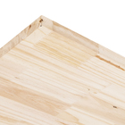 Tampo Pinus Retangular Bege 80x120cm Settis