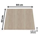 Tampo Quadrado 60 Cm (largura) Pe40 Pandin Mdp 4,00 Cm (altur