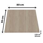 Tampo Quadrado 80 Cm (largura) P25 Pandin Mdp 2,50 Cm (altura