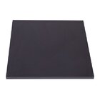 Tampo Quadrado Para Mesa 60cm  Preto