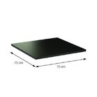 Tampo Quadrado Para Mesa 70cm  Branco